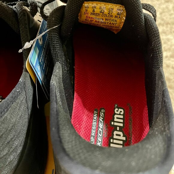 Skechers Men’s Slip-ins Max Cushioning Elite Slip Resistant Work Shoes, Size 9 - Picture 12 of 16